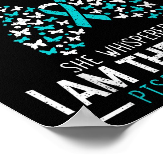 Ptsd Awareness Butterfly Posttraumatisches Stress Poster (Ecke)