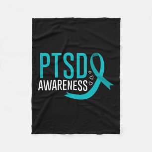 Ptsd Awareness Mental Health Post Traumatic Stress Fleecedecke