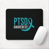 Ptsd Awareness Mental Health Post Traumatic Stress Mousepad (Mit Mouse)