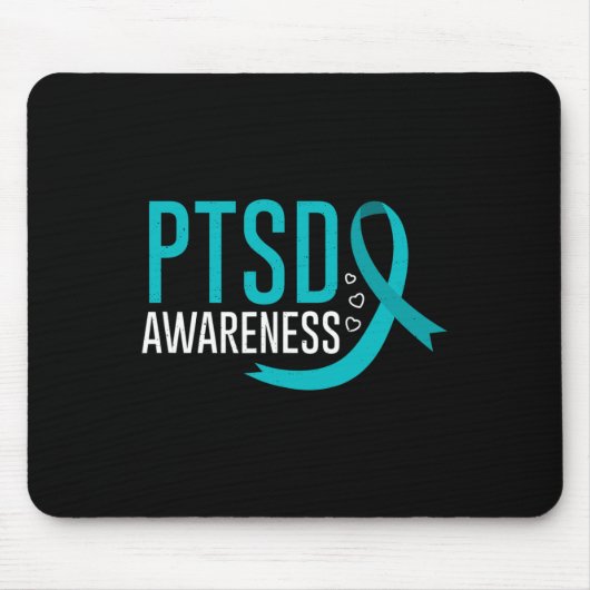 Ptsd Awareness Mental Health Post Traumatic Stress Mousepad (Vorne)