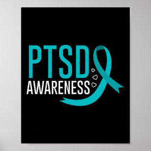 Ptsd Awareness Mental Health Post Traumatic Stress Poster