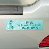 PTSD Awareness TealRibbon Autoaufkleber (Auf Auto)