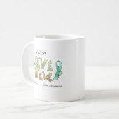 PTSD Bewusstsein Kaffeetasse (Vorderseite Links)