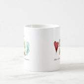 PTSD Bewusstsein Kaffeetasse (Mittel)