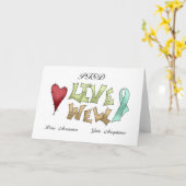 PTSD Bewusstsein Karte (Gelbe Blume)