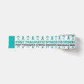 PTSD-Bewusstseinsmuster-Schleife Ripsband (Vorderseite)