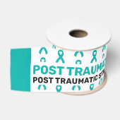 PTSD-Bewusstseinsmuster-Schleife Ripsband (Spule)