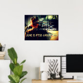 PTSD-Bewusstseinsposter Poster (Heimbüro)