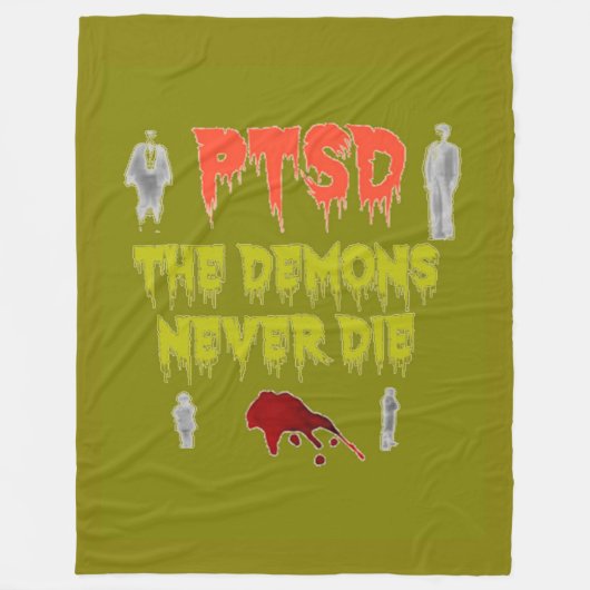 PTSD, DIE DEMONE DIE NIE FLEECEDECKE (Vorderseite)
