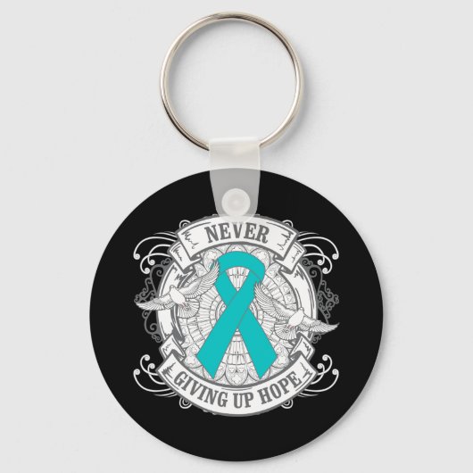 PTSD gibt niemals Hoffnung auf Schlüsselanhänger (Vorderseite)