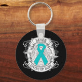 PTSD gibt niemals Hoffnung auf Schlüsselanhänger (Vorderseite)
