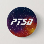 PTSD Individuell anpassbare Galaxy-Identität Button (Vorderseite)