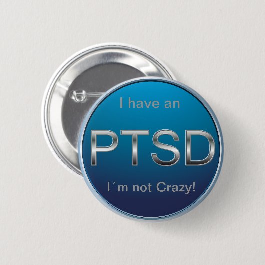PTSD Knopf Button (Vorne & Hinten)