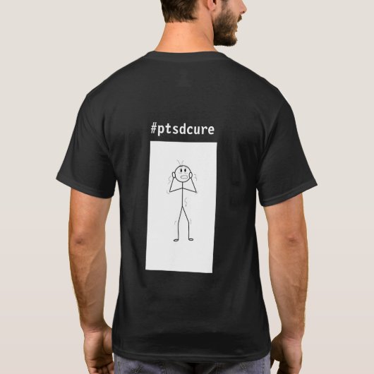 PTSD lustig T-Shirt (Rückseite)