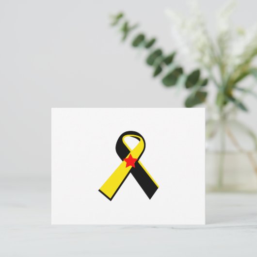 PTSD MILITARY RIBBON POSTKARTE (Stehend Vorderseite)