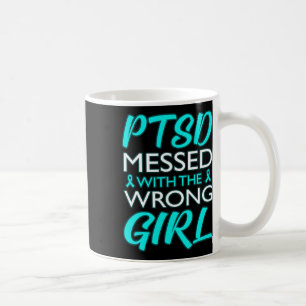 Ptsd mit der falschen Mädchen Bewusstsein Ribbon G Kaffeetasse