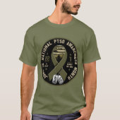 PTSD-Münze Drab T-Shirt (Vorderseite)
