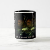 PTSD Nicht alle Wunden sind sichtbare Getränke-Tas Tasse (Zentrum)