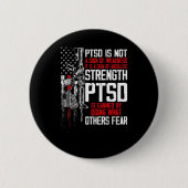 Ptsd Posttraumatische Stressstörung Button (Vorderseite)