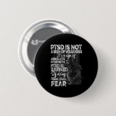 Ptsd Posttraumatische Stressstörung Button (Vorne & Hinten)