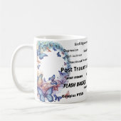 PTSD Reality Achtsamkeit Keramik Tasse (Links)