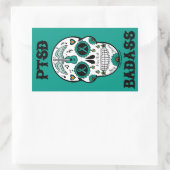 PTSD RECHTECKIGER AUFKLEBER (Tasche)