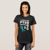 PTSD Service Dog T-Shirt (Vorne ganz)