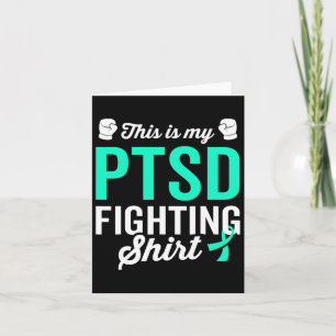 Ptsd Stress Warrior Survivor Bewusstsein wird gut Karte