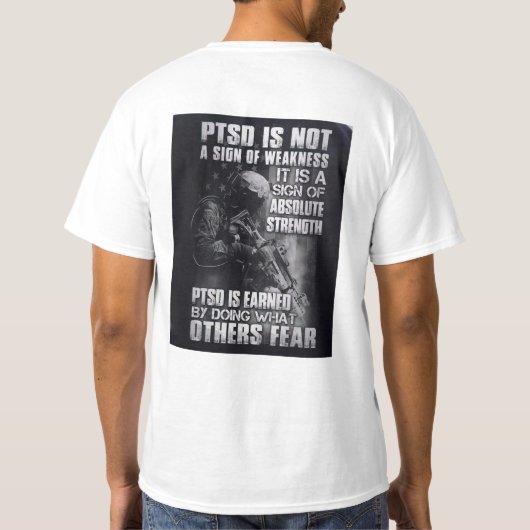 PTSD T-Shirt (Rückseite)