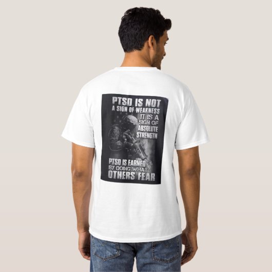 PTSD T-Shirt (Schwarz voll)