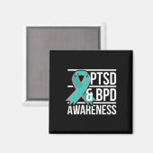 Ptsd und BPD-Bewusstsein Magnet (Vorderseite/Rückseite)