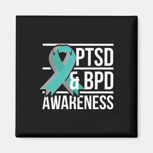 Ptsd und BPD-Bewusstsein Magnet (Vorne)
