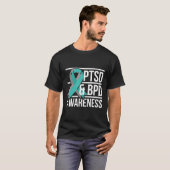 Ptsd und BPD-Bewusstsein T-Shirt (Vorne ganz)