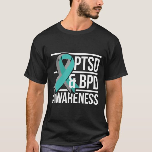 Ptsd und BPD-Bewusstsein T-Shirt (Vorderseite)