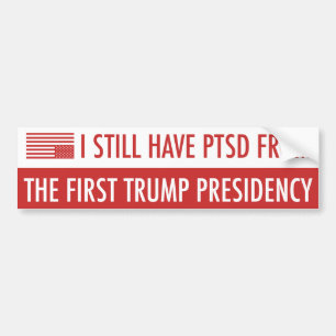 PTSD von Trump Autoaufkleber