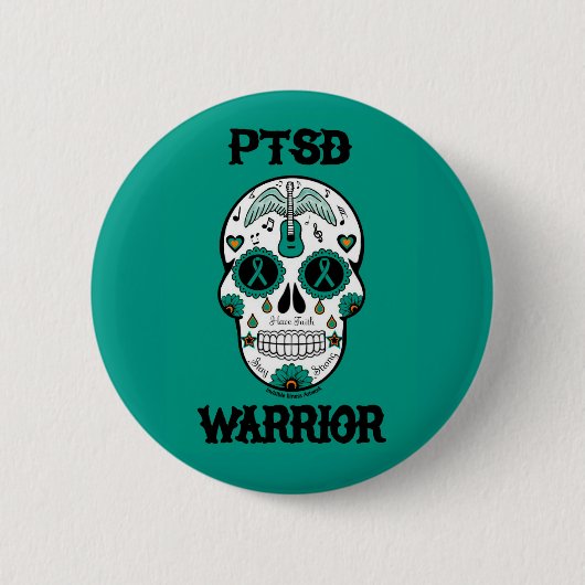 PTSD WARRIOR BUTTON (Vorderseite)