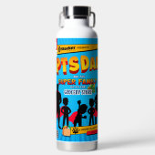PTSDad - Wasserflasche Trinkflasche (Vorderseite)