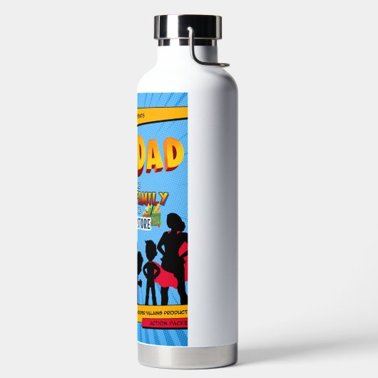 PTSDad - Wasserflasche Trinkflasche (links)