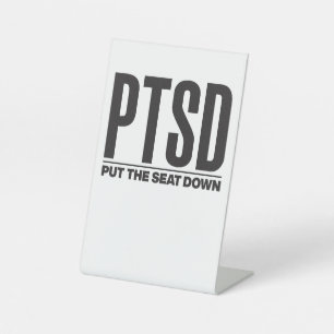 PTSDSign Sockelschild