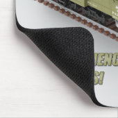 PTW Amerikanischer Atommüll-Behälterwagen Mousepad (Ecke)