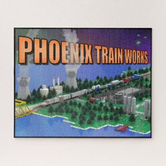 PTW Atomic Train und Kraftwerks Szene Puzzle
