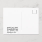 PTW-Molten-Ingot-Zug "Blaupause" Postkarte (Rückseite)