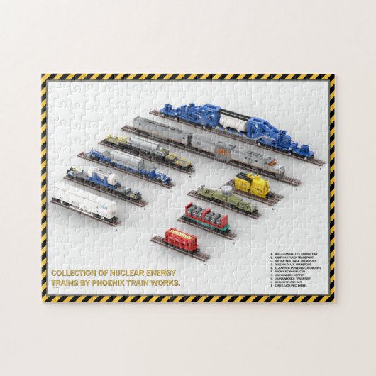 PTW Nuclear Energy Zug Sammlung Puzzle (Horizontal)