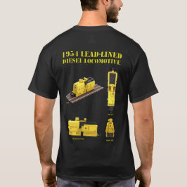 PTW Rückseiten-Bleischutz-Lokomotiv-T-Shirt T-Shirt