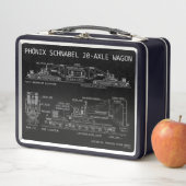 PTW Schnabel Train Wagon Technischer "Blaupunkt" Metall Brotdose (Beispiel)