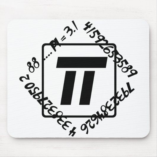 PU = 3,14159265358979323846264338327950288 MOUSEPAD (Vorne)