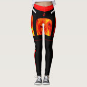 PU-BOMBSHELL hohe" Entwurfs-Leggings "Schenkels Leggings (Vorderseite)