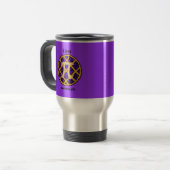 PU der Liebe I Blaubeer Reisebecher (Vorderseite Links)