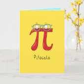 PU Focals - PU-Symbol mit Glas-Gruß-Karte Karte (Gelbe Blume)