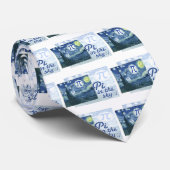 PU im Himmel Krawatte (Gerollt)